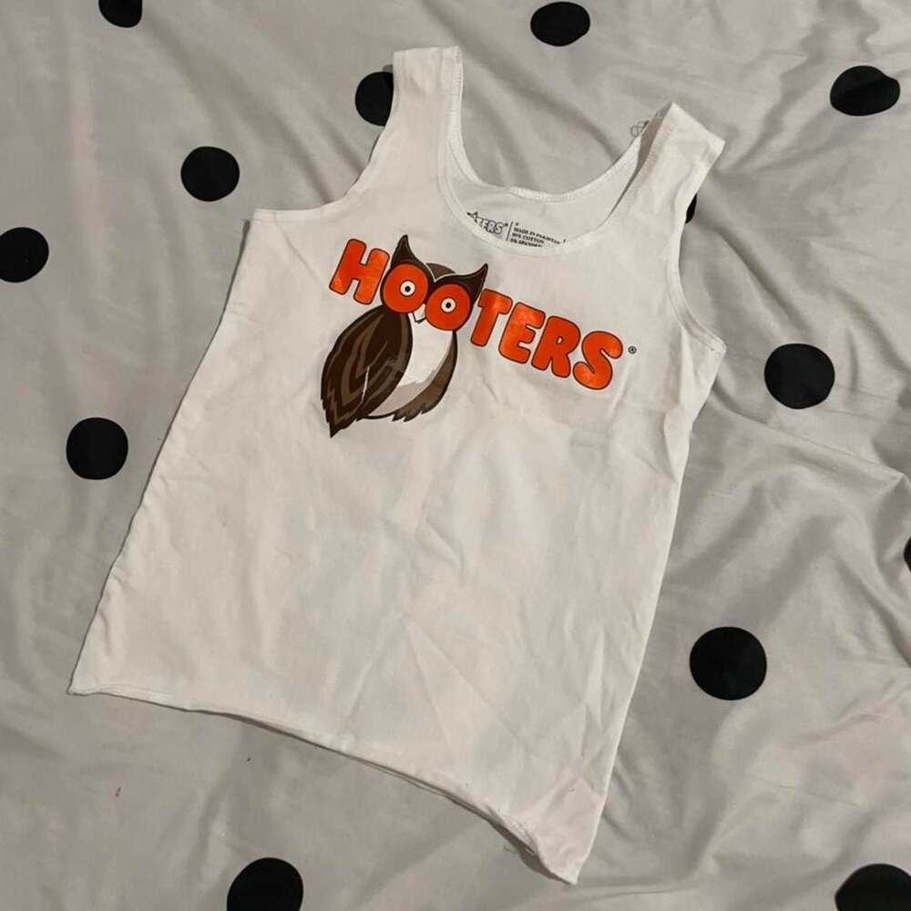 Hooters White Uniform Tank Top